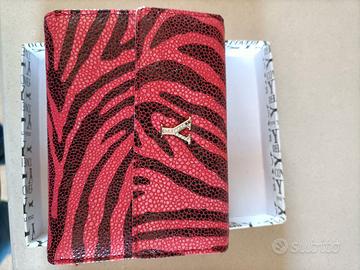 Portafoglio portamonete in vera pelle