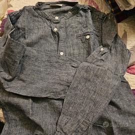 camicia per bambino lino e cotone