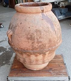 Coppia di splendidi Orci in terracotta artigianale