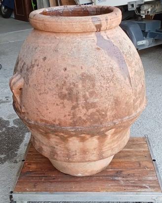 Coppia di splendidi Orci in terracotta artigianale