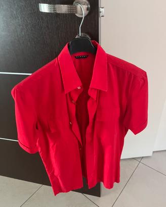 Camicia rossa uomo marca