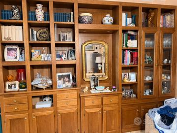 Mobile librerianin legno massello