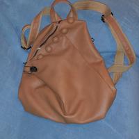 Zainetto similpelle morbida giallo ocra