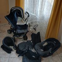 trio navetta,ovetto e passeggino peg-perego