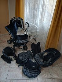 trio navetta,ovetto e passeggino peg-perego