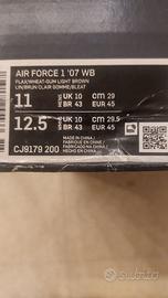 Nike Air Force1 Nuove mai indossate n° 45