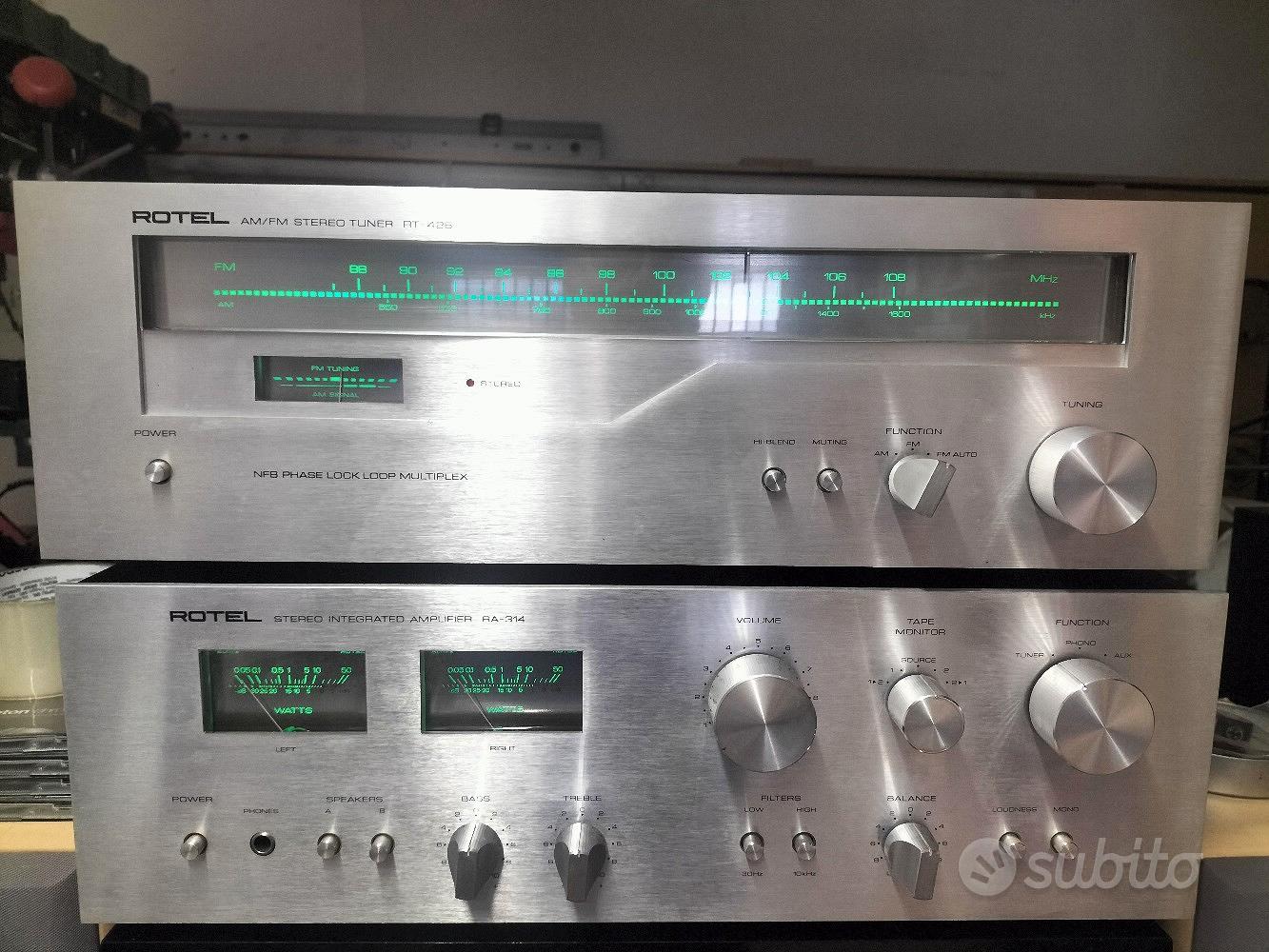Rotel RA-314 e RT-426 - Audio/Video In vendita a Bergamo