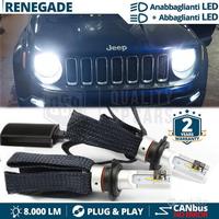 Kit Luci LED H4 per JEEP RENEGADE CANbus 6500K