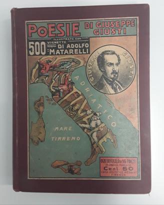 libro di poesie illustrate G. Giusti 1924