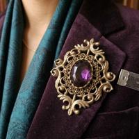spilla vintage bigiotteria 