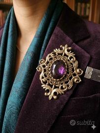 spilla vintage bigiotteria 