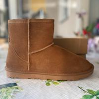 Stivali stile UGG in pelle scamosciata nuovi 40/41