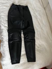 Pantaloni moto in pelle Dainese S