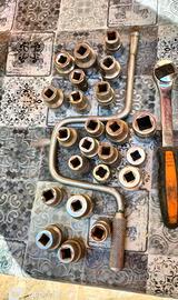 Chiavi a bussola con cricchetto 