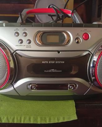 compatto vintage Y2K CD cassette radio MP3