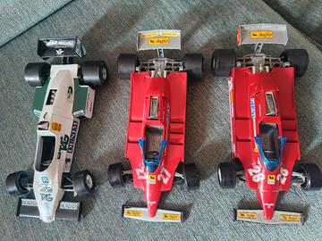 Lotto 3 Formula1  Burago scala 1/24 vintage