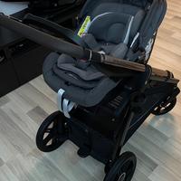 Trio Inglesina Aptica Velvet Grey+Base ISOFIX+Bag