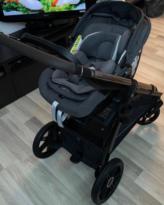 Trio Inglesina Aptica Velvet Grey+Base ISOFIX+Bag