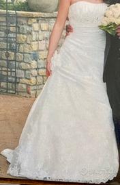 Abito da sposa Carol Artigiani Pizzo Swarovski
