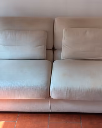 Divano 3 posti color crema