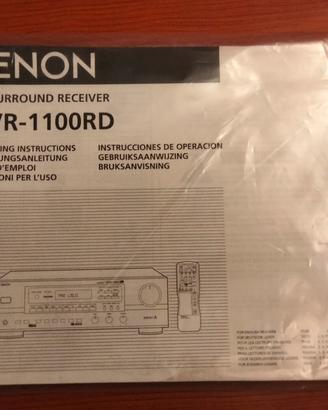 Denon avr-1100RD manuale 