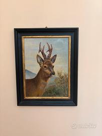Quadro cervo cm 40x50 cm