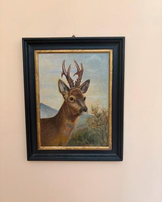 Quadro cervo cm 40x50 cm