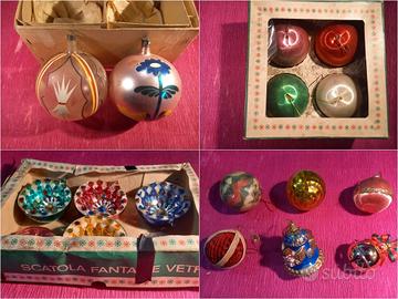 Decorazioni anni 60 per albero di Natale