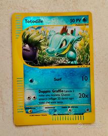 Totodile Reverse 134/165 expedition base set Pokem