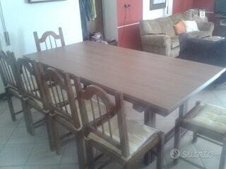 Tavolo cucina taverna doppio