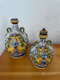 Coppia vasi ceramiche artistiche Toscane