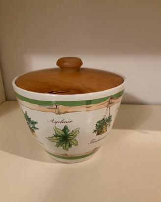 Biscottiera con tappo a chiusura ermetica