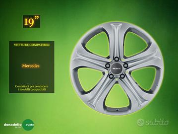 Cerchi in Lega Mak Spitze 19" Mercedes