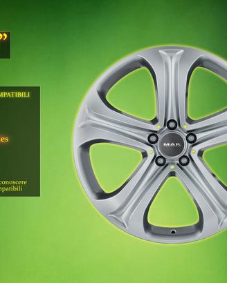 Cerchi in Lega Mak Spitze 19" Mercedes
