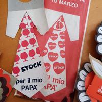 Vecchie etichette Stock