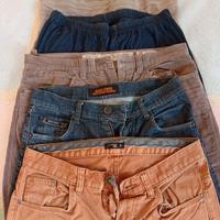 Stock 5 pantaloni uomo tg48 usati OVS denim levis