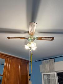 Ventilatore a pale da soffitto con luce