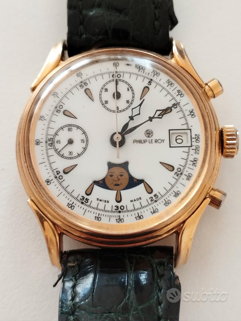 cronografo Cal 7758, 7750 fasi lunari permuta Abbigliamento e