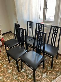 5 Sedie nere