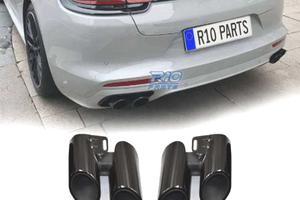 TERMINALI SCARICO PORSCHE PANAMERA 17- LOOK S NERO
