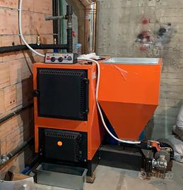 termostufa pellet nocciolino sansa legna