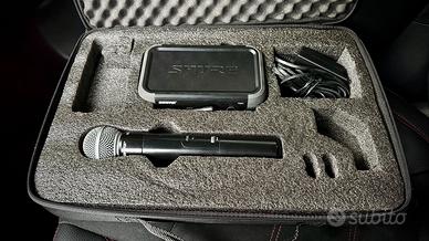 SHURE Microfono Wireless SM58+Ricevitore+Valigia