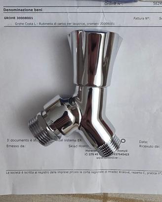 Ricambio rubinetto di carico grohe