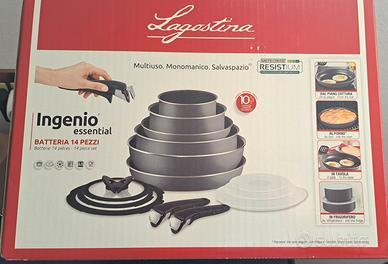 Batteria 14 pz pentole antiaderenti Lagostina