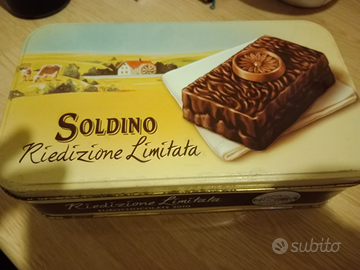 Scatola in alluminio mulino bianco soldino
