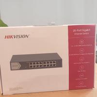 Switch Gigabit Hikvision 16 Porte - DS-3E0516-E(B)