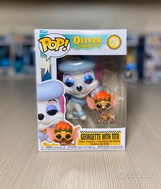 Funko Pop Oliver & Company Georgette con Tito 1706