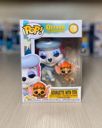 Funko Pop Oliver & Company Georgette con Tito 1706