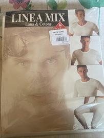 T-shirt e leggings lana e cotone