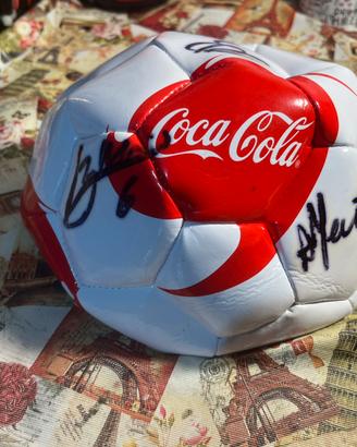 Pallone Autografato concorso napoli&Coca cola 2023